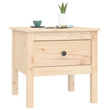 NNEVL Side Tables 2 pcs 50x50x49 cm Solid Wood Pine