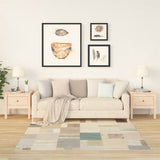 NNEVL Side Tables 2 pcs 50x50x49 cm Solid Wood Pine