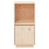 NNEVL Sideboard 38x35x80 cm Solid Wood Pine