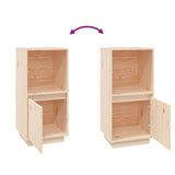 NNEVL Sideboard 38x35x80 cm Solid Wood Pine