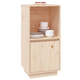 NNEVL Sideboard 38x35x80 cm Solid Wood Pine