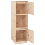 NNEVL Highboard 38x35x117 cm Solid Wood Pine