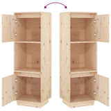 NNEVL Highboard 38x35x117 cm Solid Wood Pine