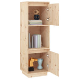 NNEVL Highboard 38x35x117 cm Solid Wood Pine