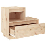 NNEVL Bedside Cabinets 2 pcs 60x34x51 cm Solid Wood Pine