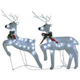 NNEVL Christmas Reindeers 2 pcs White 40 LEDs