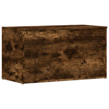 NNEVL Storage Chest Smoked Oak 84x42x46 cm Engineered Wood
