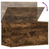 NNEVL Storage Chest Smoked Oak 84x42x46 cm Engineered Wood