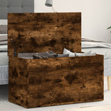 NNEVL Storage Chest Smoked Oak 84x42x46 cm Engineered Wood