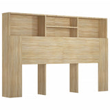 NNEVL Headboard Cabinet Sonoma Oak 160 cm