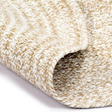 NNEVL Handmade Rug Jute White and Brown 180 cm