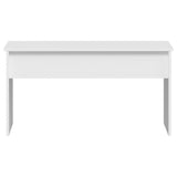 NNEVL Coffee Table White 102x50.5x52.5 cm Engineered Wood