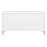 NNEVL Coffee Table White 102x55.5x52.5 cm Engineered Wood