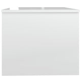 NNEVL Coffee Table High Gloss White 80x50x42.5 cm Engineered Wood