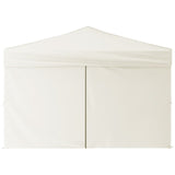 NNEVL Folding Party Tent with Sidewalls Cream 3x3 m
