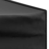 NNEVL Folding Party Tent with Sidewalls Black 3x6 m