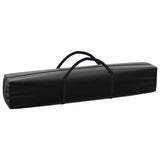 NNEVL Folding Party Tent with Sidewalls Black 3x6 m