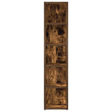 NNEVL CD Cabinets 2 pcs Smoked Oak 21x16x93.5 cm Engineered Wood