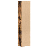 NNEVL CD Cabinets 2 pcs Smoked Oak 21x16x93.5 cm Engineered Wood