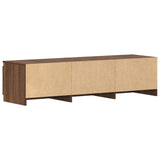 NNEVL TV Cabinet Brown Oak 140x40x35.5 cm Engineered Wood