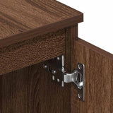 NNEVL TV Cabinet Brown Oak 140x40x35.5 cm Engineered Wood