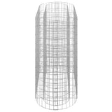 NNEVL Gabion Raised Bed Galvanised Iron 120x50x100 cm