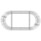 NNEVL Gabion Raised Bed Galvanised Iron 200x100x100 cm