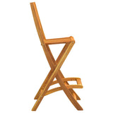 NNEVL 3 Piece Outdoor Bar Set Solid Wood Acacia