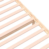 NNEVL Bed Frame Solid Wood 92x187 cm Single Size