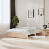 NNEVL Bed Frame without Mattress Solid Wood 150x200 cm
