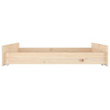 NNEVL Bed Drawers 2 pcs Solid Wood Pine