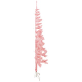 NNEVL Slim Artificial Half Christmas Tree with Stand Pink 150 cm