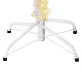 NNEVL Artificial Christmas Tree with Iridescent Tips White 150 cm PVC