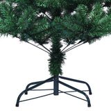 NNEVL Artificial Christmas Tree with Iridescent Tips Green 210 cm PVC