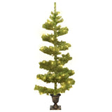 NNEVL Swirl Pre-lit Christmas Tree with Pot Green 120 cm PVC
