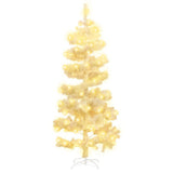 NNEVL Swirl Pre-lit Christmas Tree with Stand White 180 cm PVC