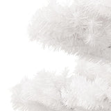 NNEVL Swirl Pre-lit Christmas Tree with Stand White 180 cm PVC