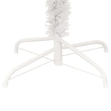 NNEVL Swirl Pre-lit Christmas Tree with Stand White 180 cm PVC