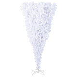 NNEVL Upside-down Artificial Christmas Tree with Stand White 240 cm