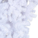 NNEVL Upside-down Artificial Christmas Tree with Stand White 240 cm
