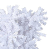 NNEVL Upside-down Artificial Christmas Tree with Stand White 240 cm