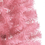 NNEVL Artificial Half Christmas Tree with Stand Pink 240 cm PVC