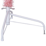 NNEVL Artificial Half Christmas Tree with Stand Pink 240 cm PVC