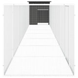NNEVL Chicken Cage Anthracite 800x91x100 cm Galvanised Steel