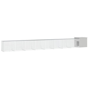 NNEVL Chicken Cage Grey 900x91x100 cm Galvanised Steel