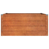 NNEVL Garden Raised Bed Rusty 100x100x45 cm Corten Steel