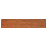 NNEVL Garden Raised Bed Rusty 240x40x45 cm Corten Steel