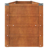NNEVL Garden Raised Bed Rusty 240x40x45 cm Corten Steel
