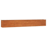 NNEVL Garden Raised Bed Rusty 320x40x45 cm Corten Steel