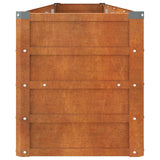 NNEVL Garden Raised Bed Rusty 320x40x45 cm Corten Steel